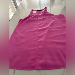 Pink silk tank. Great condition